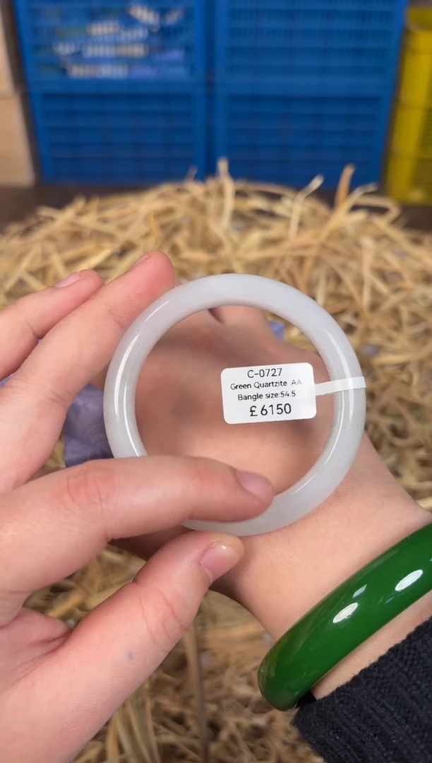 未镶嵌手镯石英质玉C0727