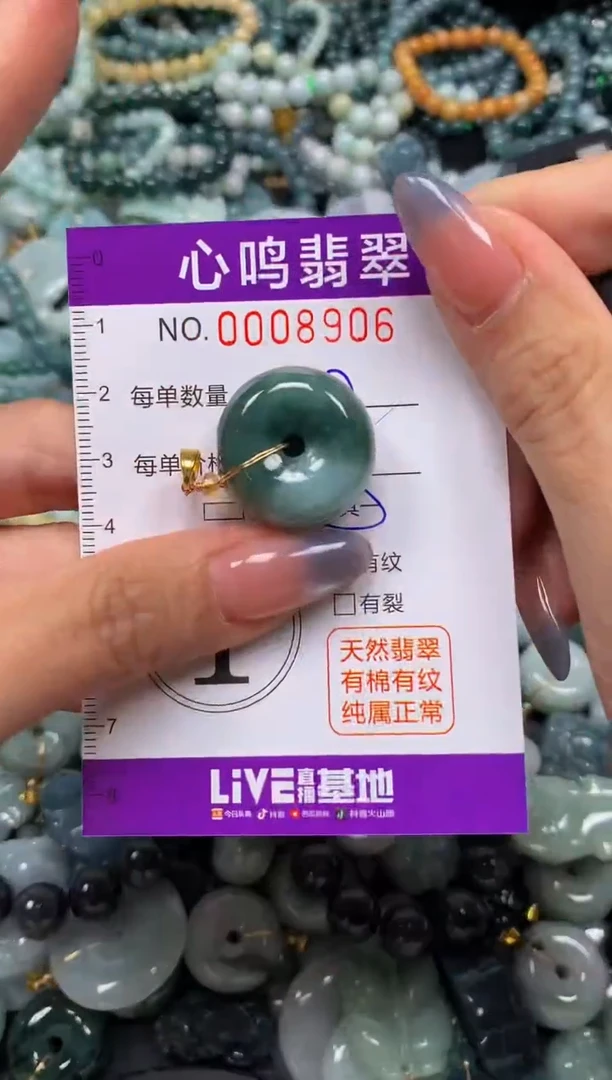 颈饰未镶嵌翡翠闪购008906