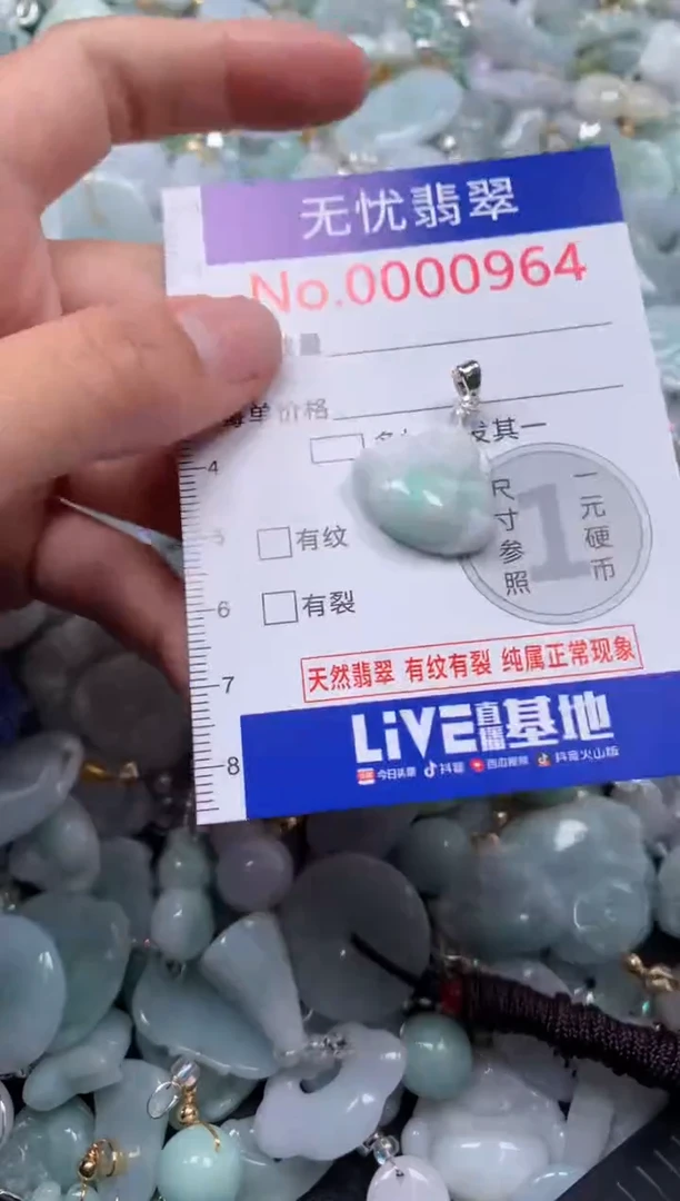 颈饰未镶嵌翡翠964