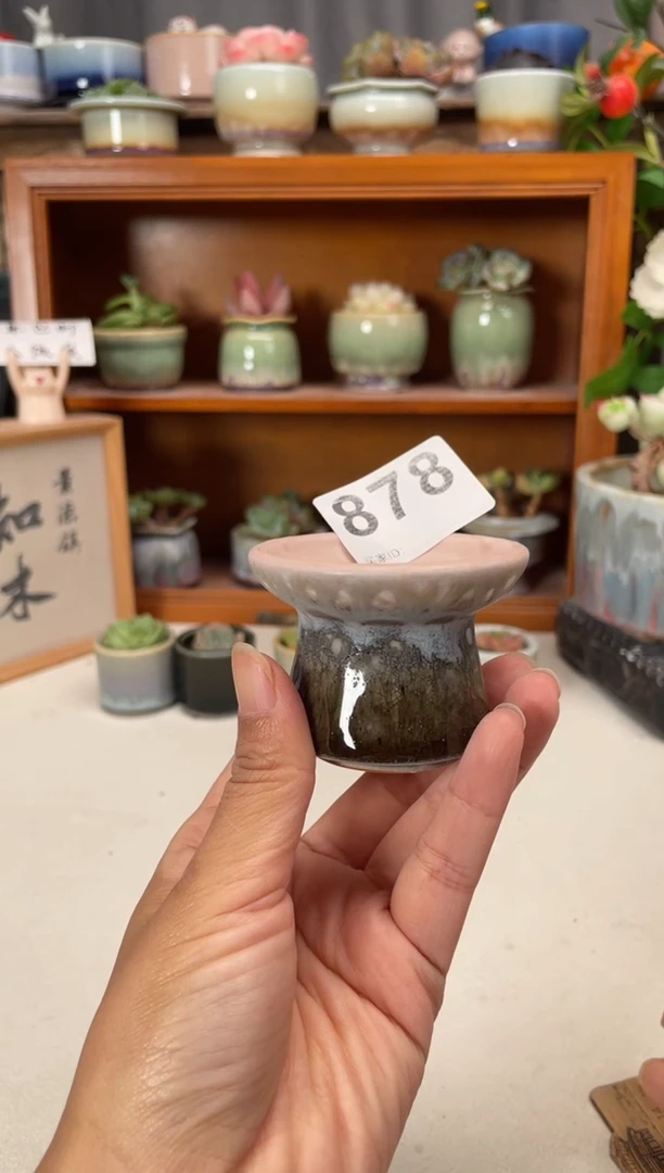 瓷片878知木小芳花盆