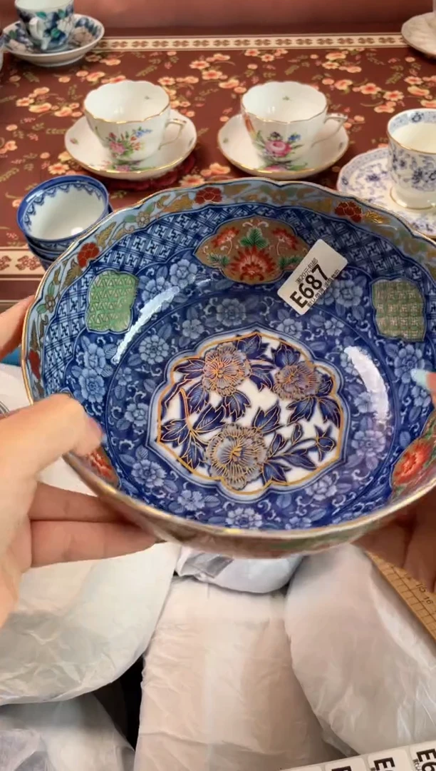 瓷片小*蹬瓷器瓷器E687