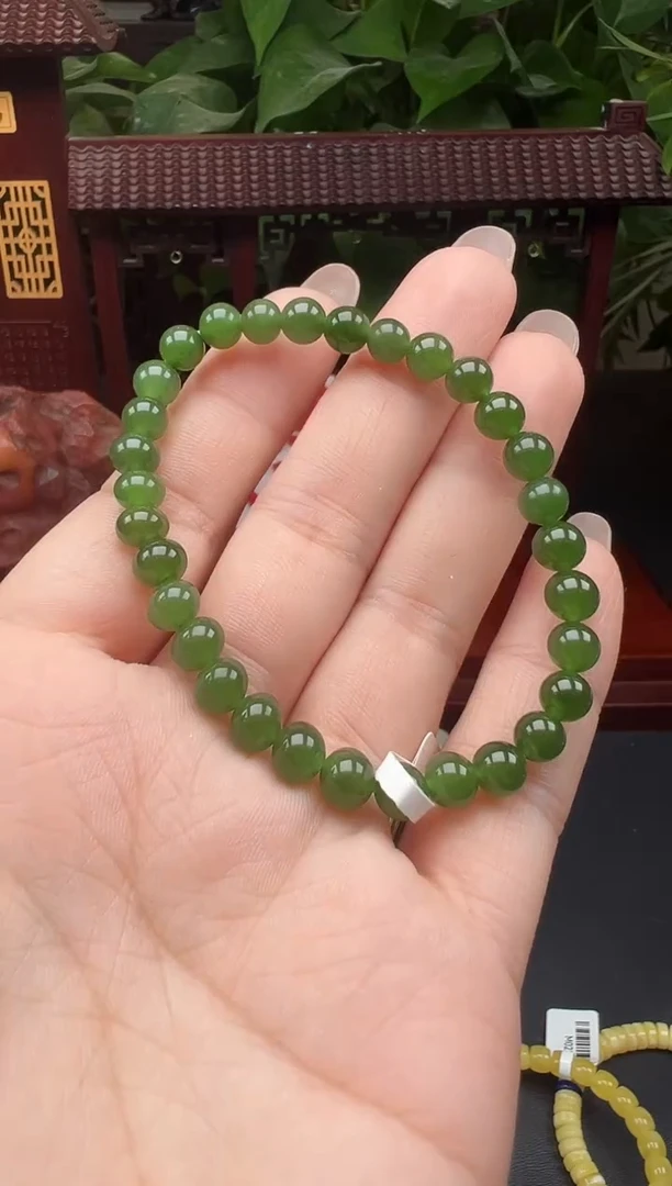 未镶嵌手串和田玉手串多样性发其一XH054
