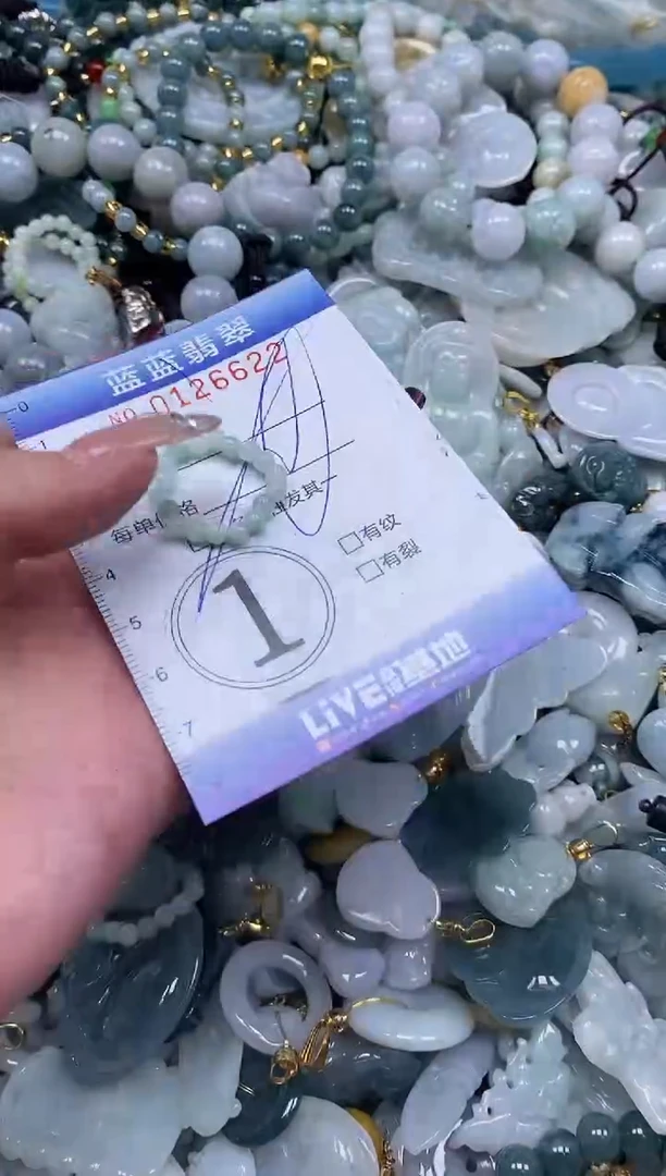 【闪购商品】翡翠颈饰未镶嵌闪购0126622多样性发其一