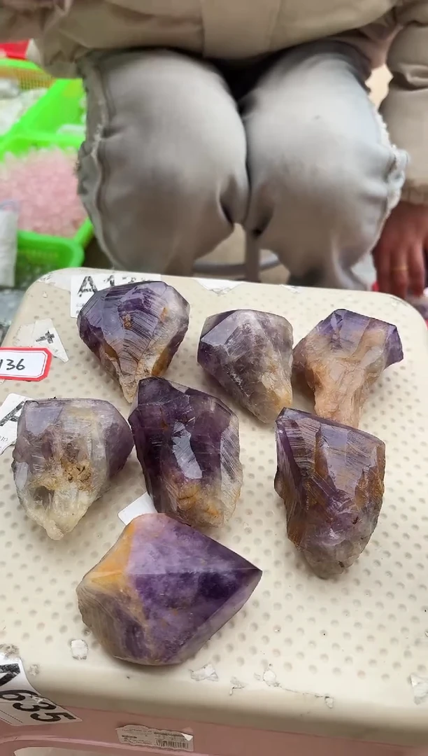 【闪购商品】摆件未镶嵌水晶紫水晶多样性发一个 136