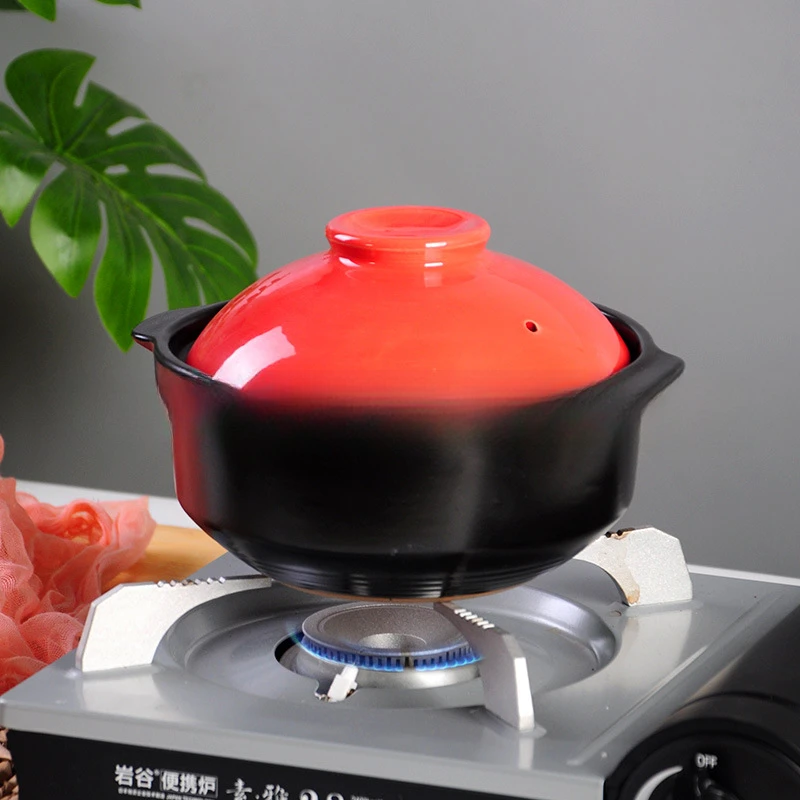 耐高温锂瓷砂锅送礼品专用商用砂锅双耳大小砂锅