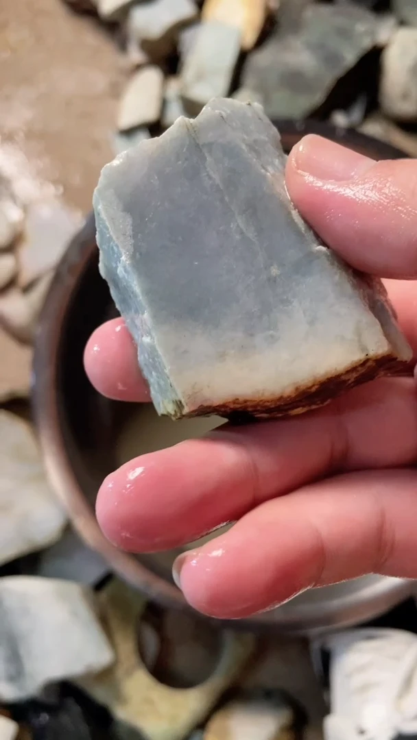配石翡翠翡翠边角料未加工89
