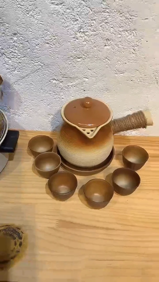 【闪购商品】1000ml美人壶+陶瓷盖+壶城+6个链