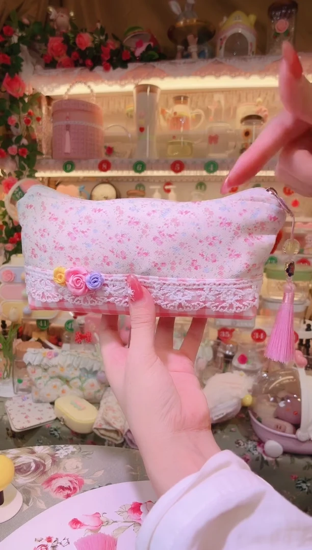 玫瑰花笔袋——手工制作品质好！