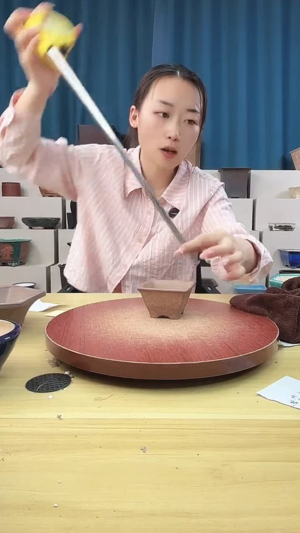 紫砂花盆花盆浅草紫砂花盆