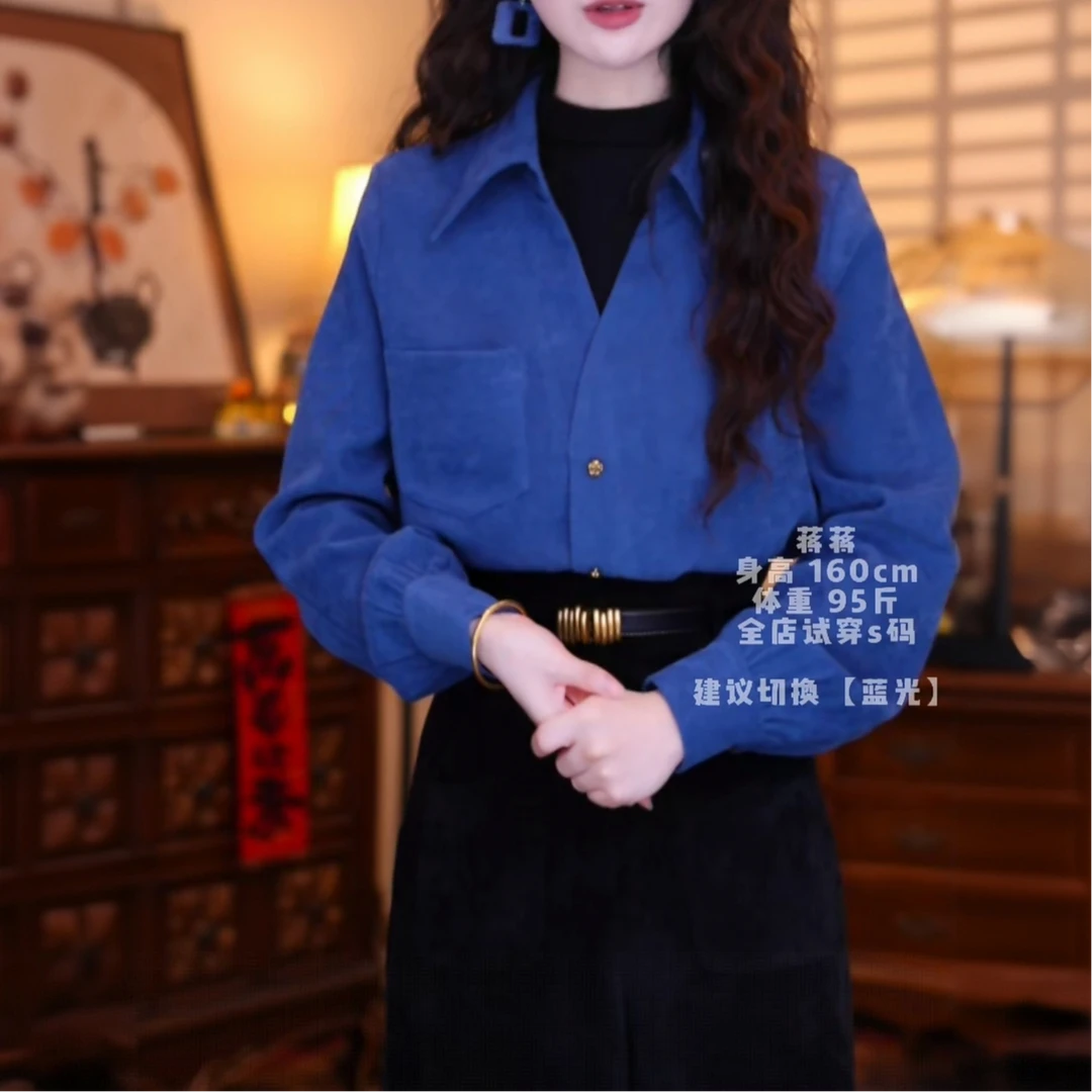 秋装新款小衫港味复古气质衬衣假两件长袖上衣休闲百搭显瘦衬衫