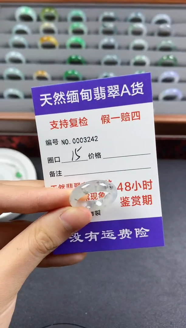 颈饰未镶嵌翡翠圈口15