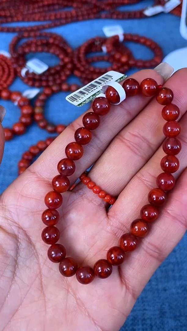 未镶嵌手串南红玛瑙N30凉山瓦西料原矿妖火焰单圈