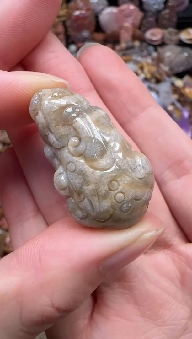 颈饰未镶嵌硅化珊瑚（珊瑚玉）328