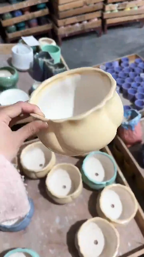 瑕疵陶瓷花盆+E52