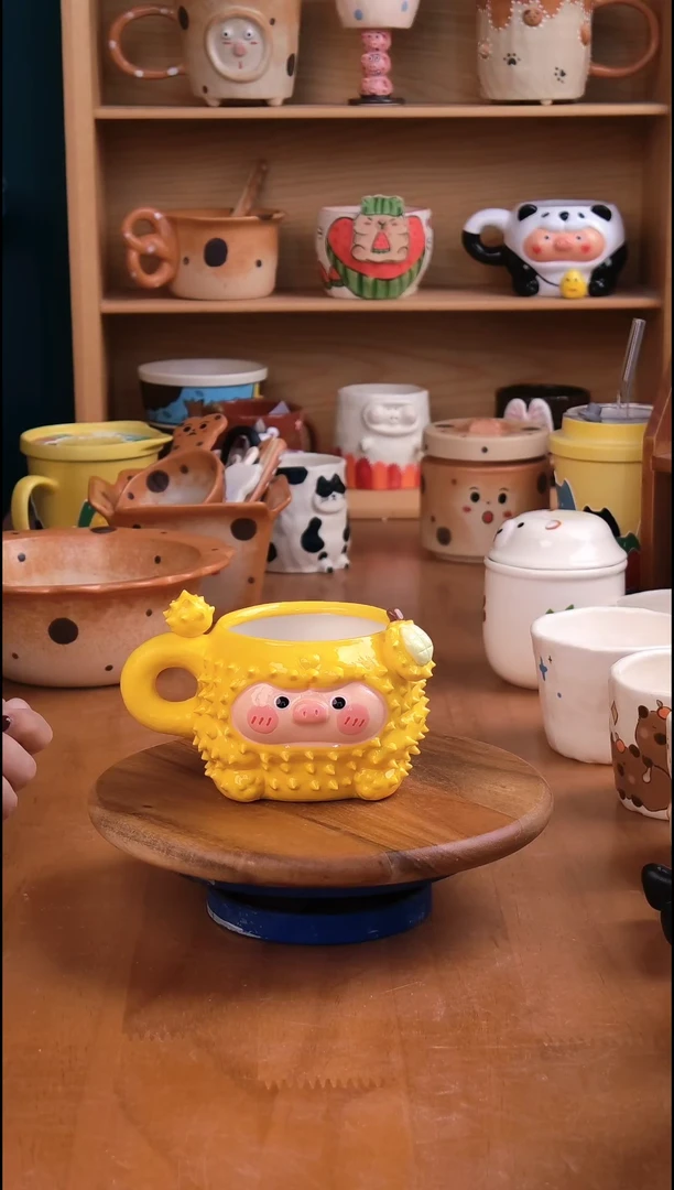 摆件陶景德镇原创手工陶瓷