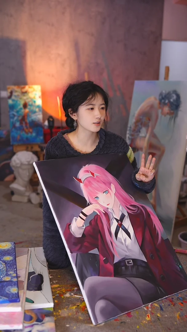 【闪购商品】油画精品02丙烯画纯手绘