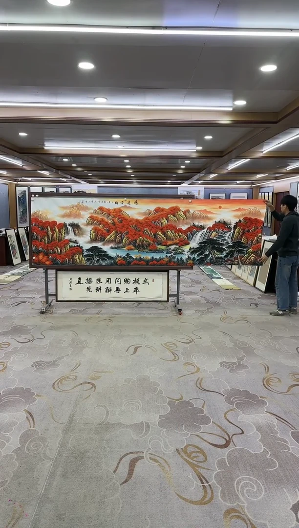绘画Y-刘雪红-小丈二-山水画