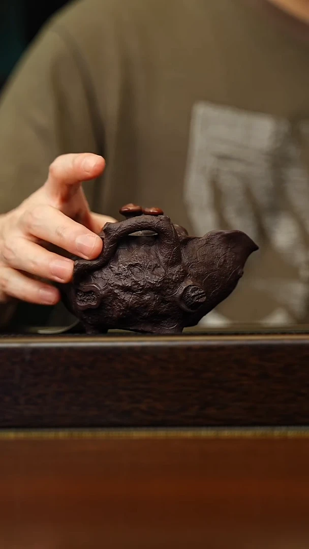 茶壶紫砂宜兴原矿 手工 紫砂壶容量180CC