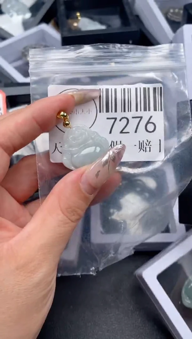 吊坠(不含链)未镶嵌翡翠7276