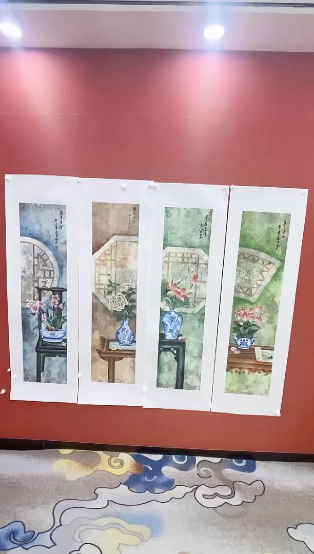 国画王月新国画作品