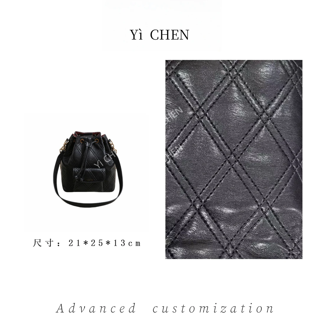 【Yì CHEN】SK-62958-1-黑色   简约时尚女士新款轻奢单肩斜跨包