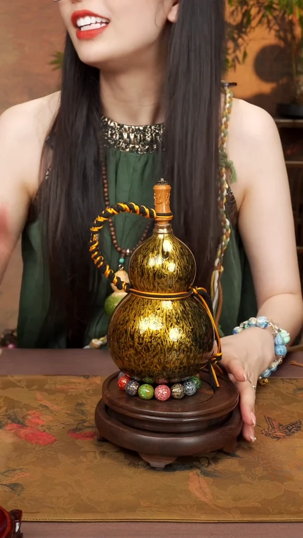103易林高端工艺大漆酒葫芦--168
