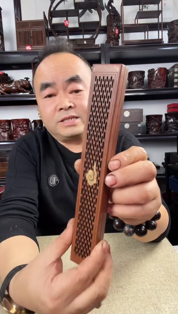 木老李红木工艺品907瑕疵