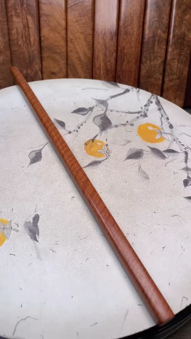 大果紫檀（缅甸花梨）蚊**拳缅花把玩棍