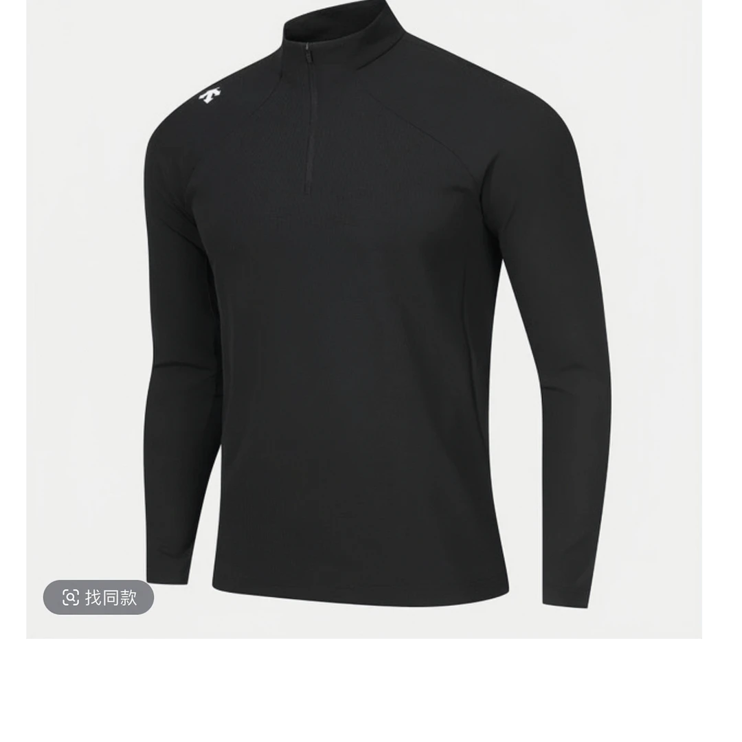 DESCENTE/韩版纯色25款春秋季Trainning综训系列速干圆领弹力T恤