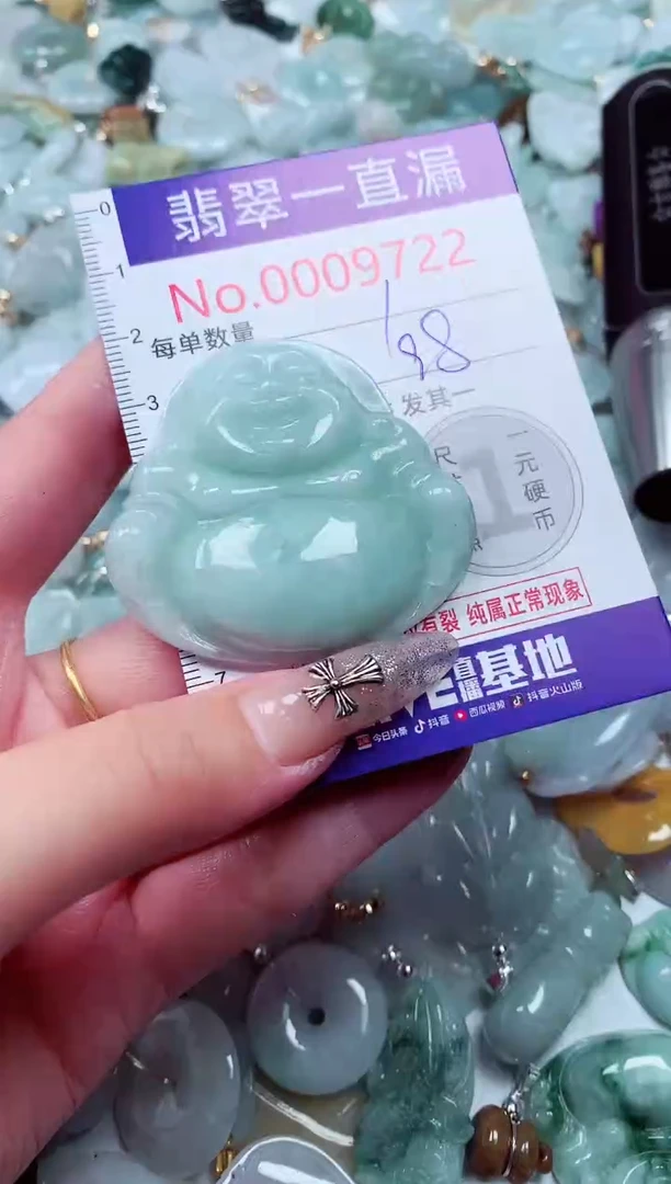 翡翠未镶嵌吊坠(不含链)9722
