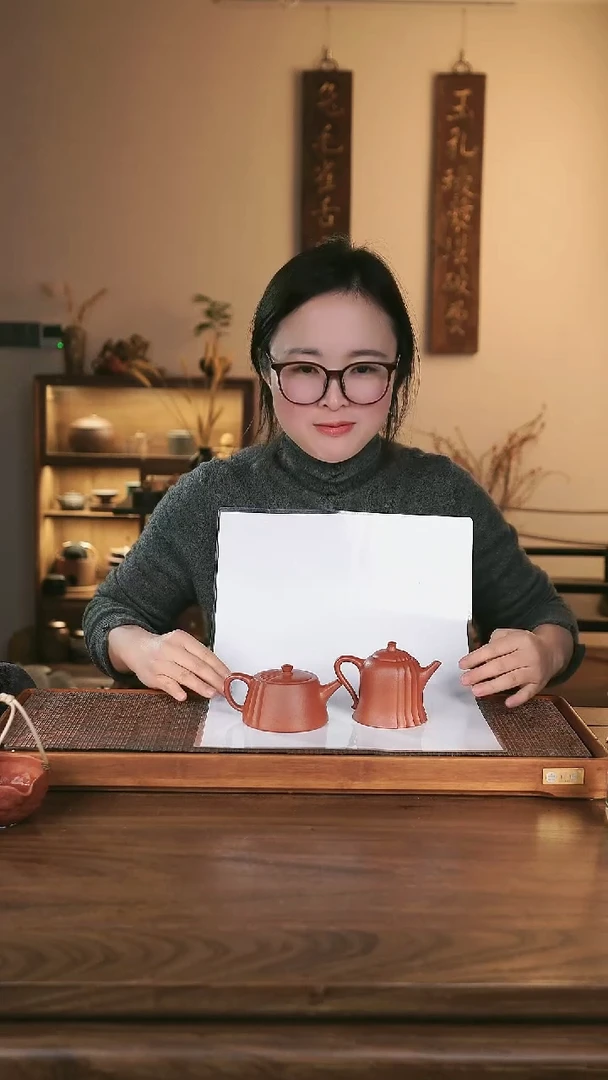 【闪购商品】紫砂茶壶 井栏+金钟 绝红降坡泥 160cc