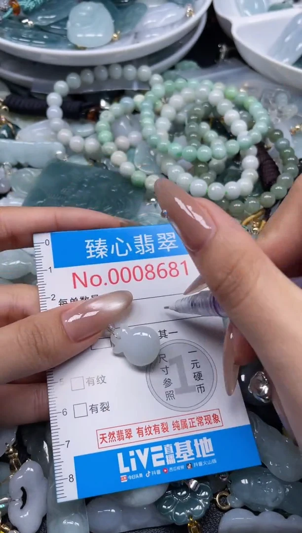颈饰未镶嵌翡翠8681