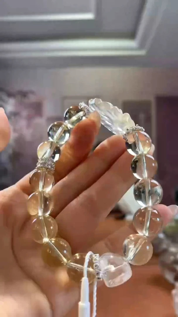 【闪购商品】水晶手串未镶嵌黄水晶单圈