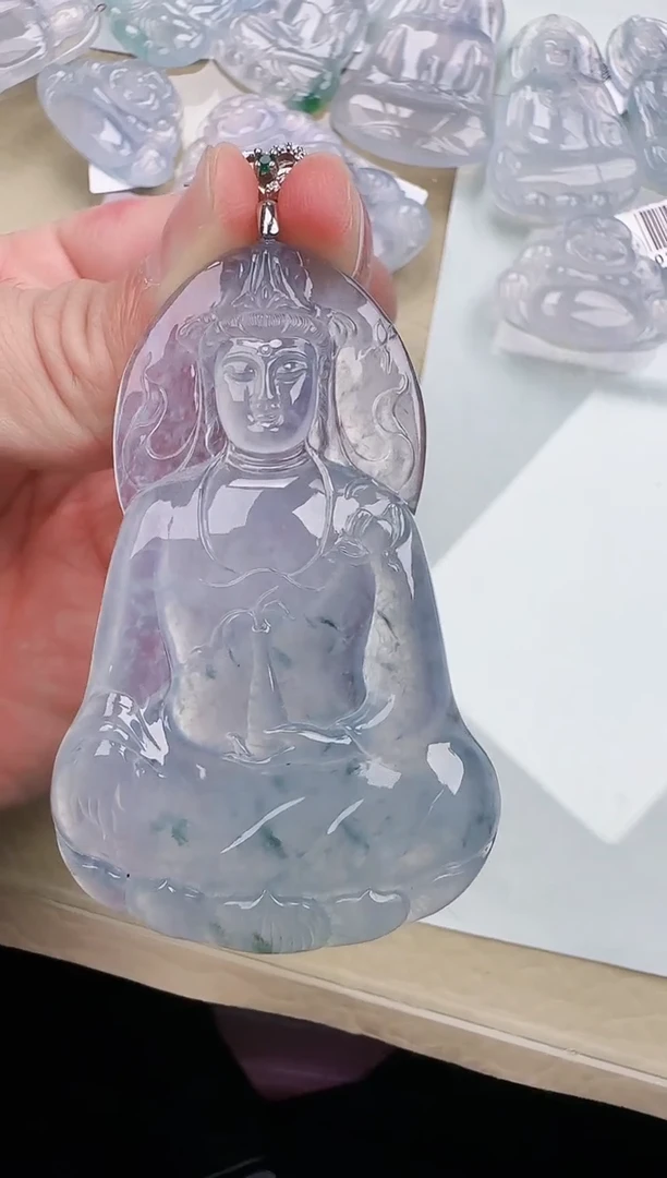 颈饰未镶嵌翡翠缅甸翡翠A货