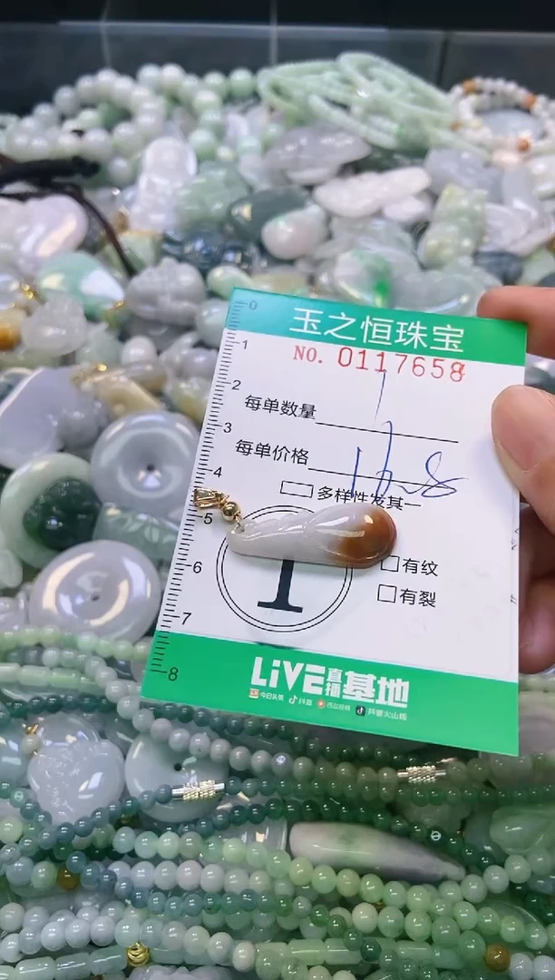 翡翠未镶嵌颈饰闪购0117658