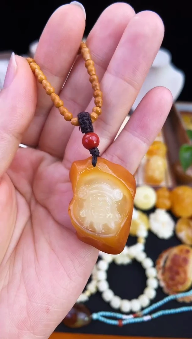 琥珀未镶嵌珠宝奇石柒月