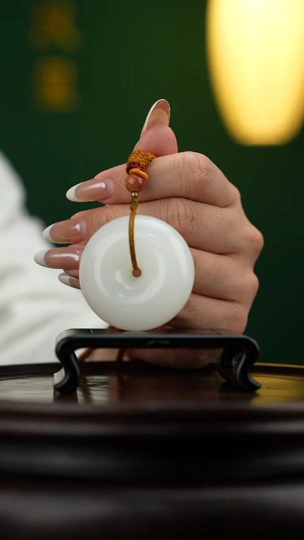 玉【平安扣】天然玉石手把件