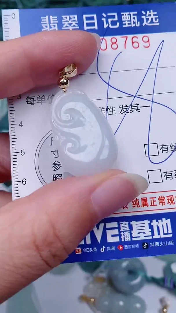 翡翠未镶嵌颈饰00008769