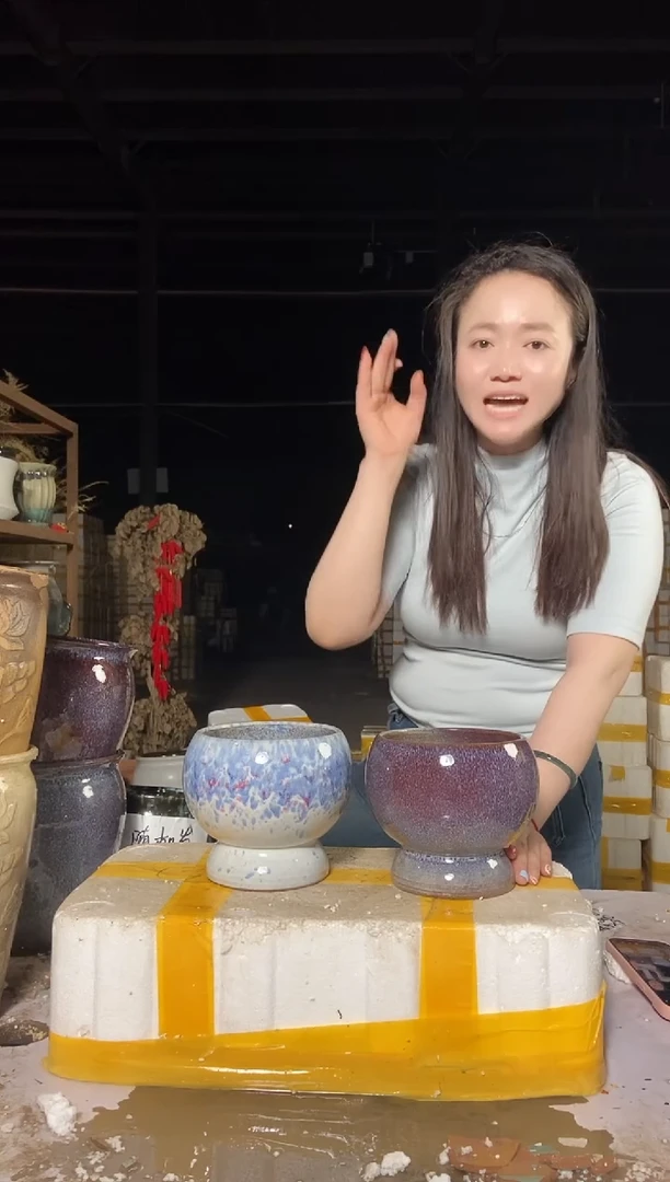 宜兴紫砂粗陶花盆14/15