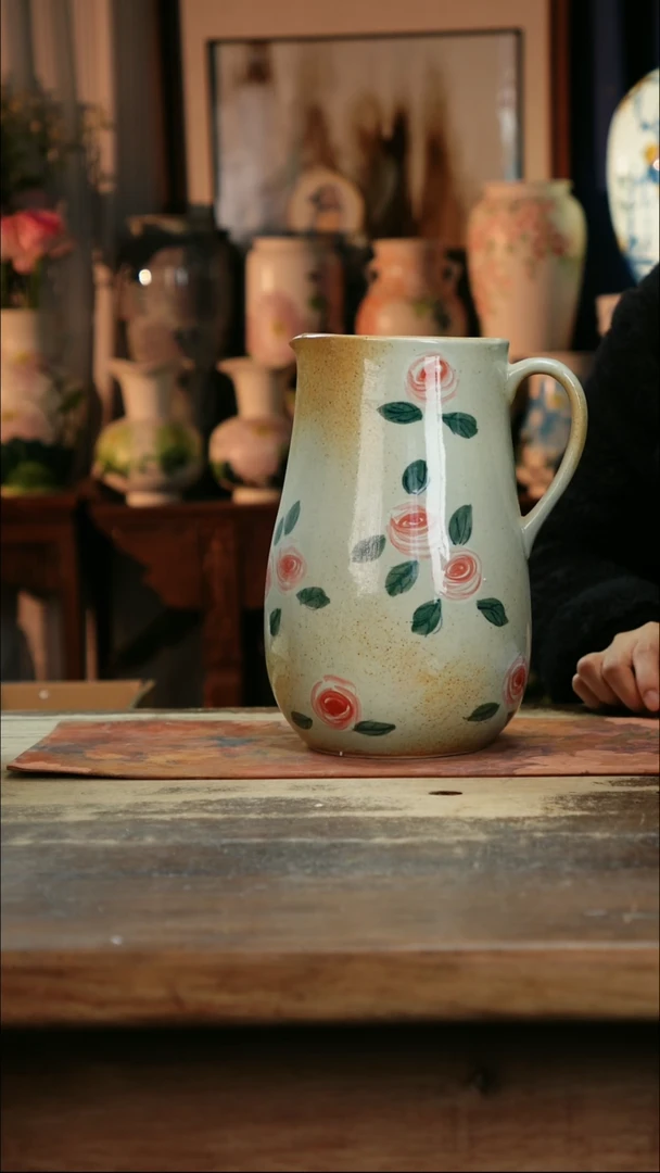 【闪购商品】瓷片景德镇纯手工釉下彩精品花瓶