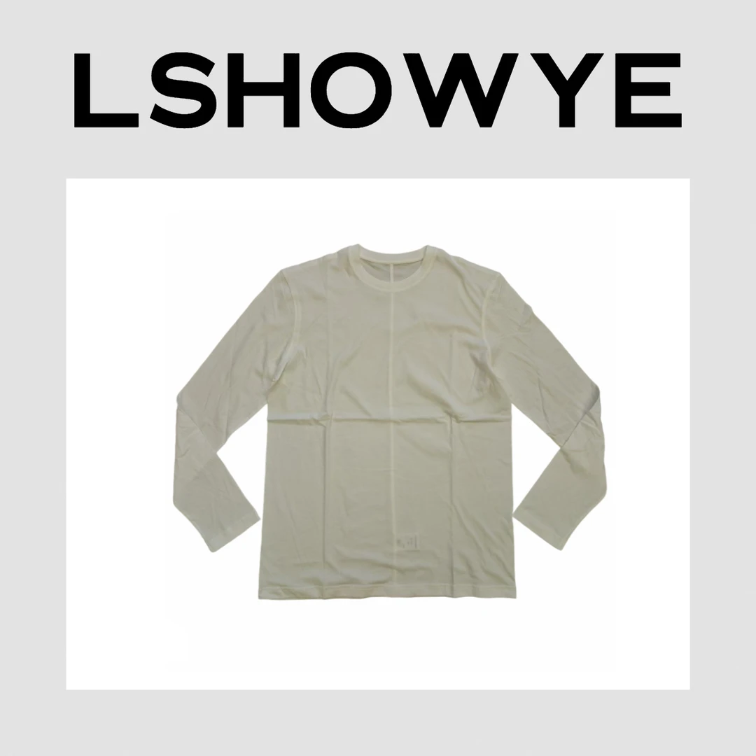 LSHOWYE｜白色圆领长袖T恤 HC2T322680