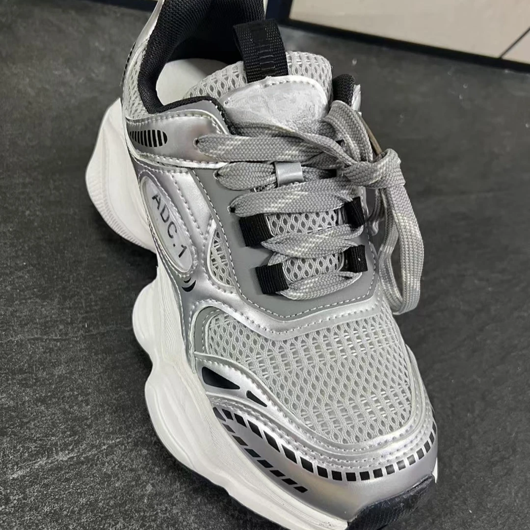 129-159老爹鞋女款白色时尚女士黑色灰色