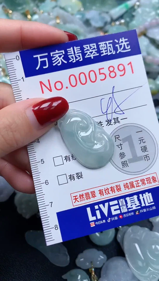 颈饰未镶嵌翡翠5891