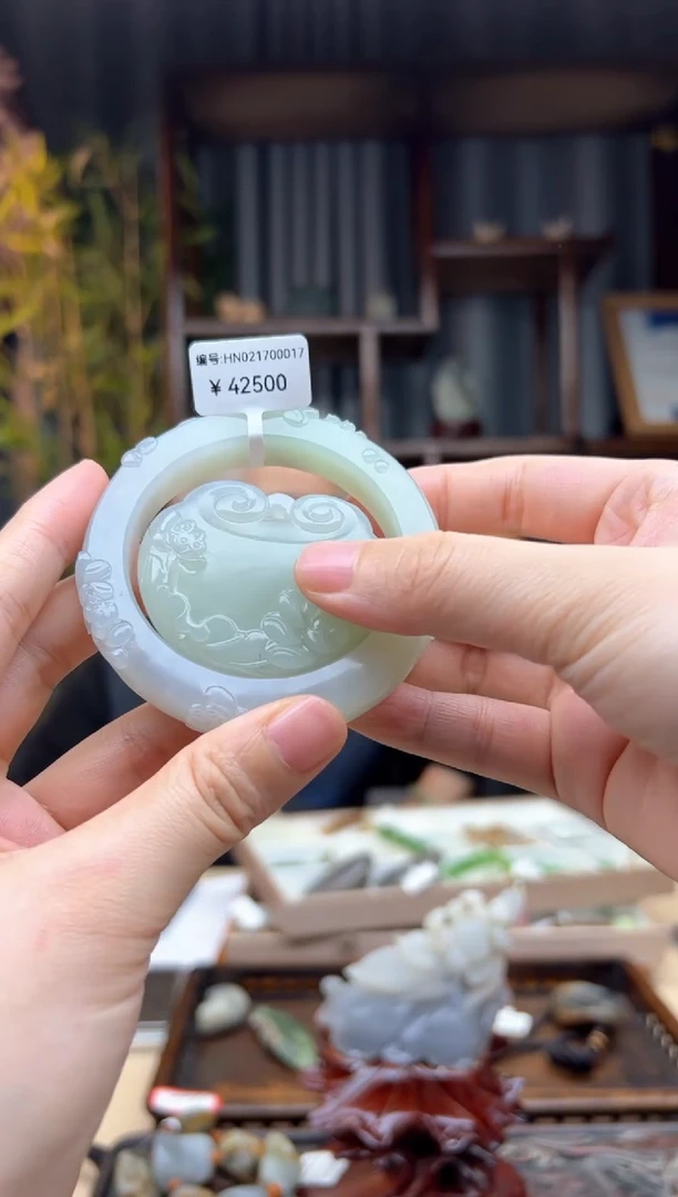 【闪购商品】和田玉颈饰未镶嵌套镯54.6