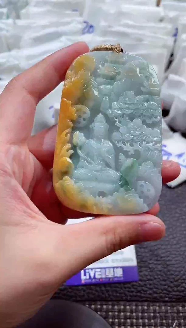 颈饰未镶嵌翡翠00009803大势至