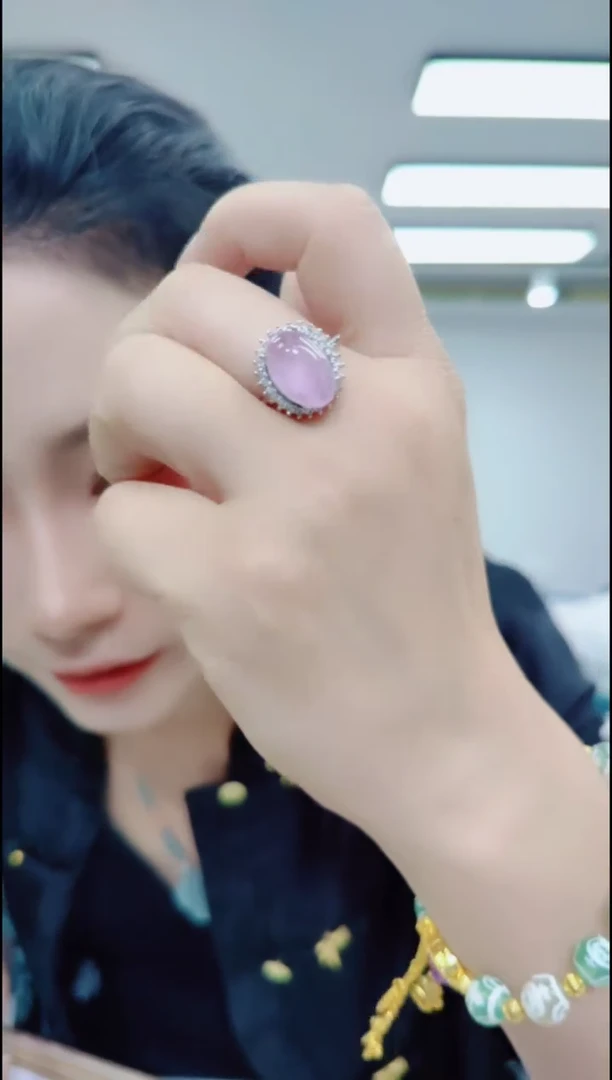 水晶戒指合金2256水晶戒指