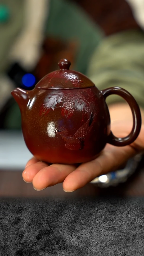 【闪购商品】紫砂茶盘豆青柴烧