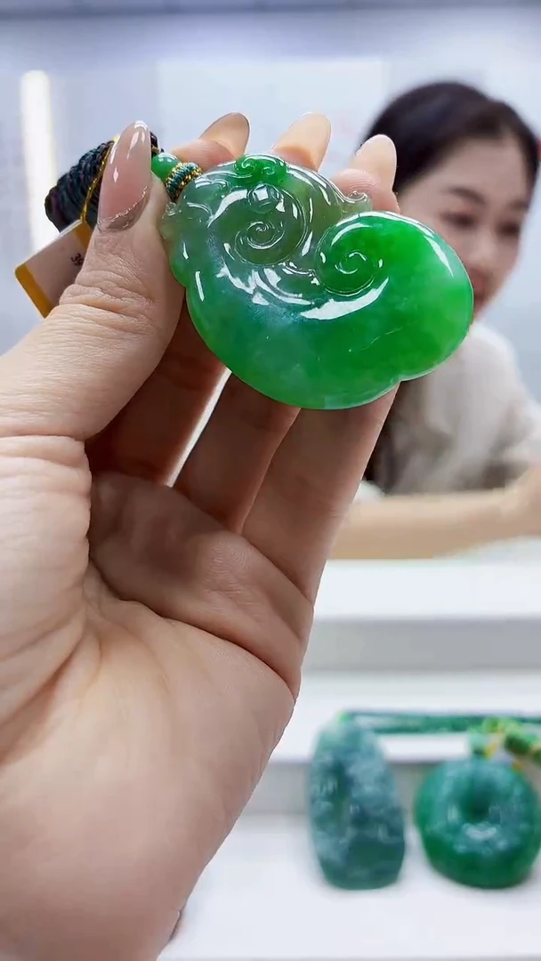 未镶嵌定制翡翠3099ty-毛货挂件6