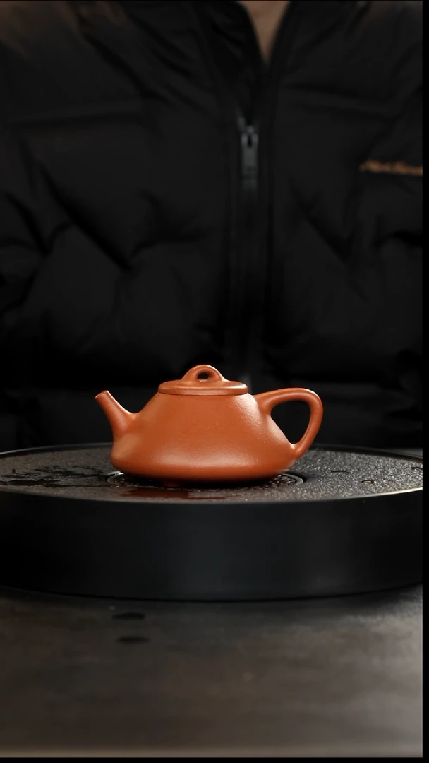 茶壶紫砂野山红泥子冶大漏