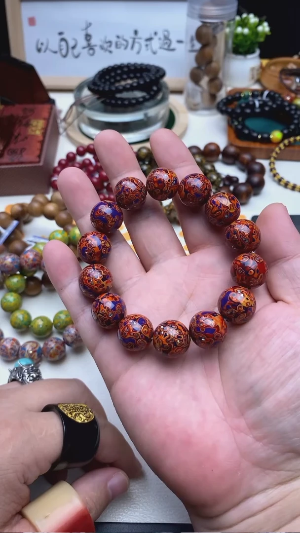 大漆工艺品手串/手链大漆1.5